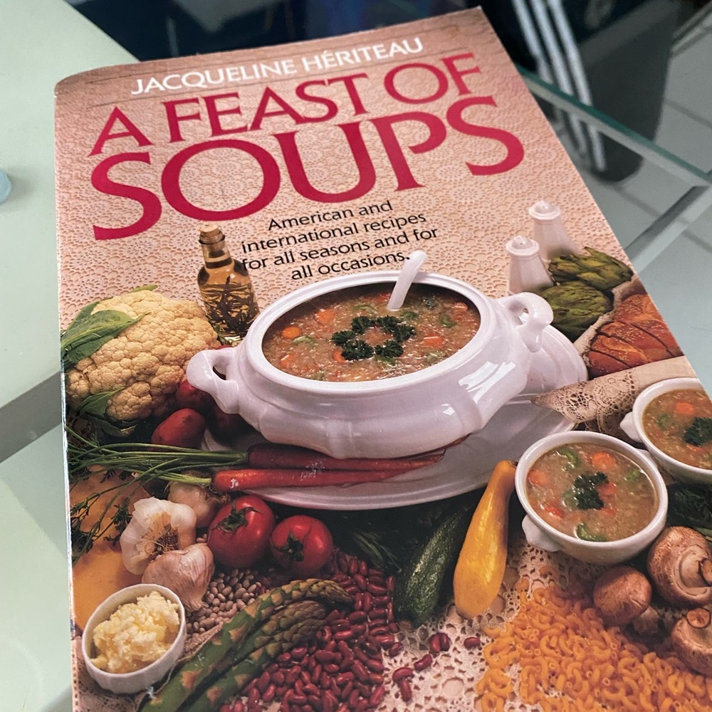 A Feast Of Soups Cookbook like new